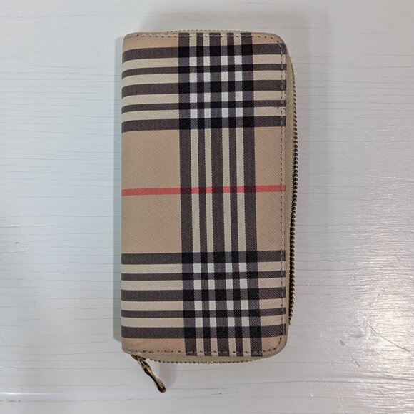 Burberry Multicolor Zipper Wallet - Picture 2 of 3